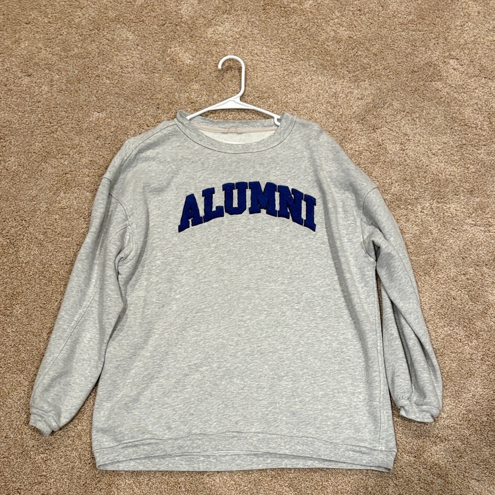 aerie Light Gray Crewneck Sweatshirt